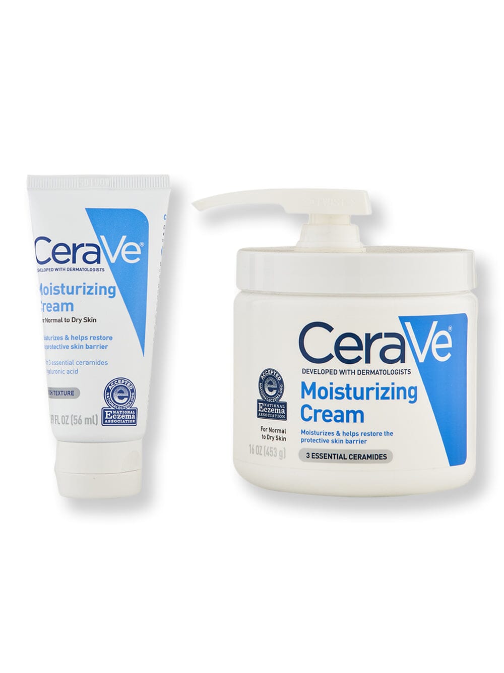 CeraVe CeraVe Moisturizing Cream Pump 16 oz & 1.89 oz Body Lotions & Oils 