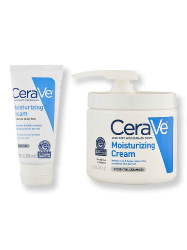 CeraVe CeraVe Moisturizing Cream Pump 16 oz & 1.89 oz Body Lotions & Oils 
