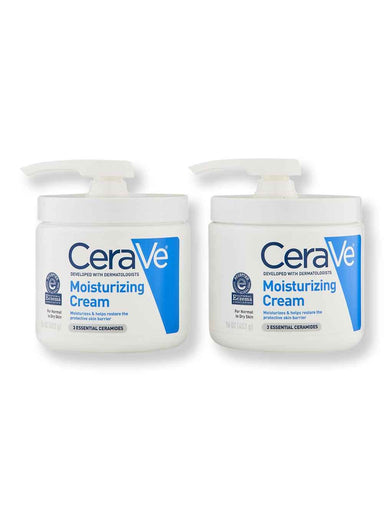 CeraVe CeraVe Moisturizing Cream Pump 2 Ct 16 oz Face Moisturizers 