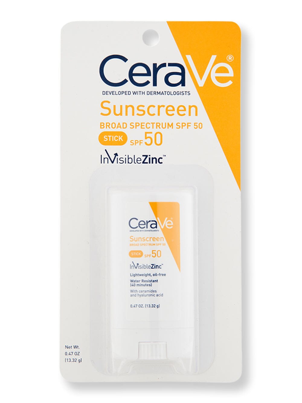 CeraVe CeraVe Sunscreen SPF 50 Stick Body Sunscreens 0.47 oz 