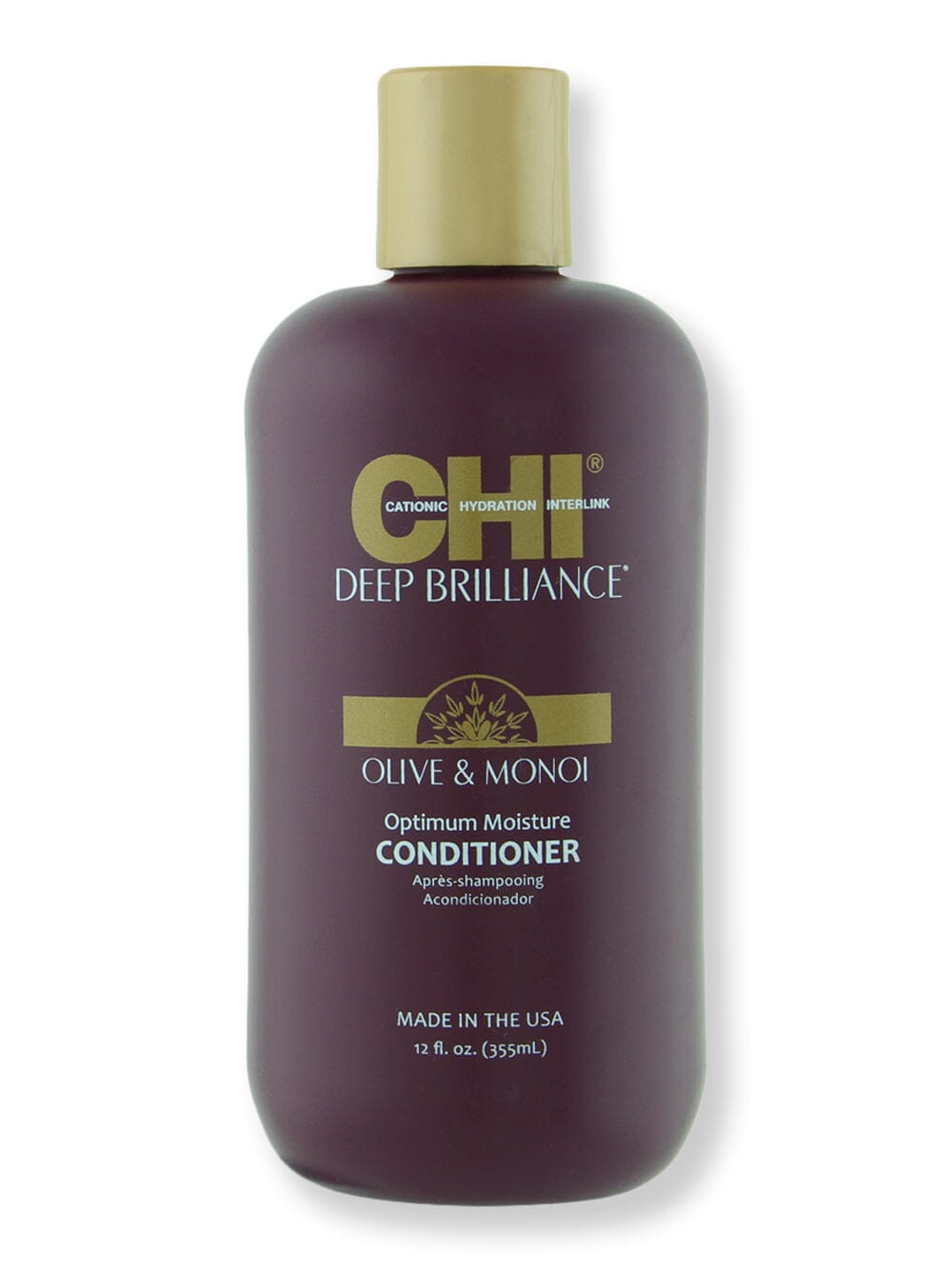 CHI CHI Deep Brilliance Olive & Monoi Optimum Moisture Conditioner 12 fl oz Conditioners 