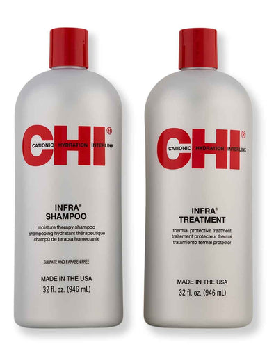 CHI CHI Infra Shampoo 32 oz & Infra Treatment 32 oz Hair Care Value Sets 