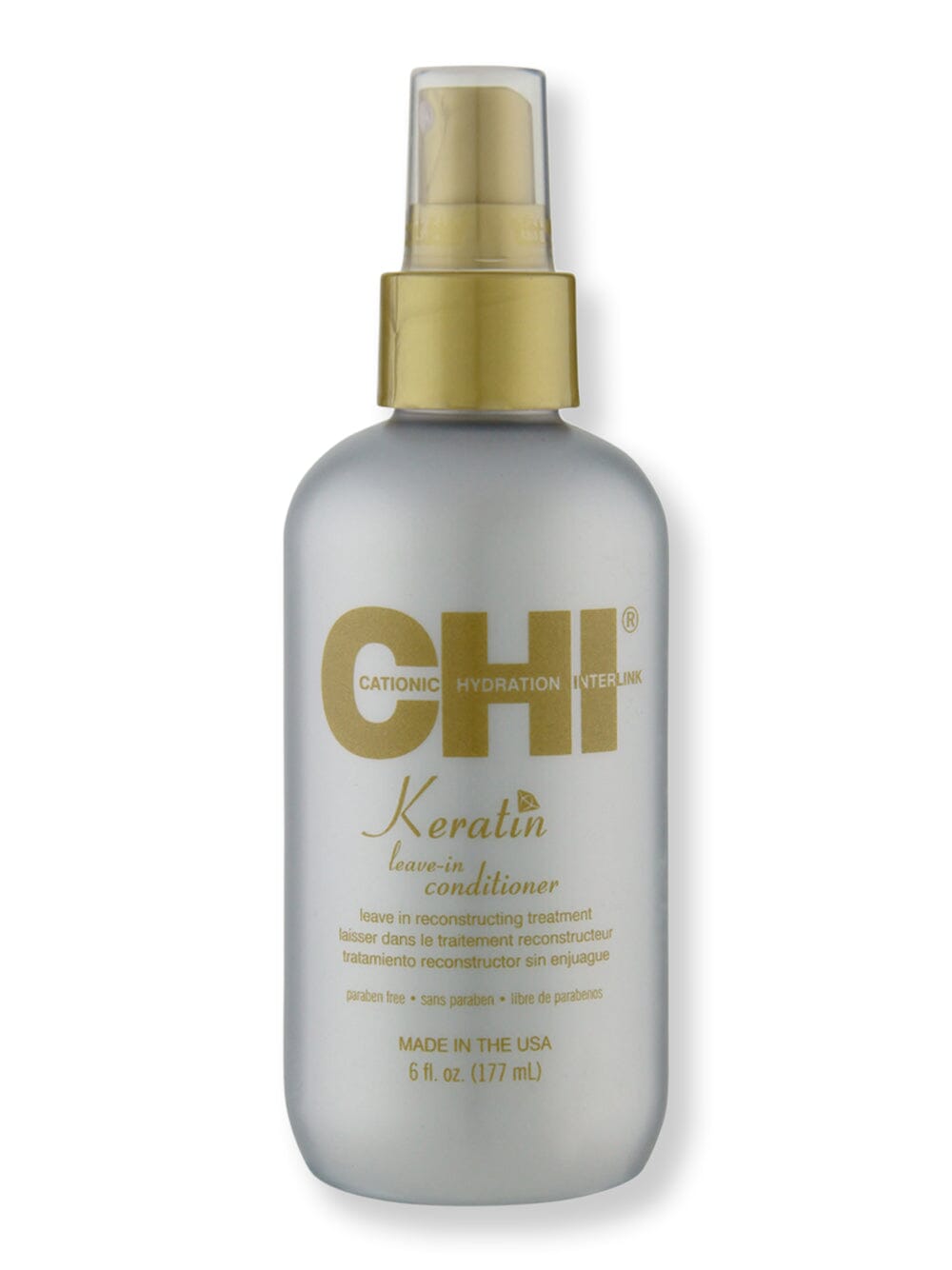 CHI CHI Keratin Leave In Conditioner 6 oz Hair & Scalp Repair 