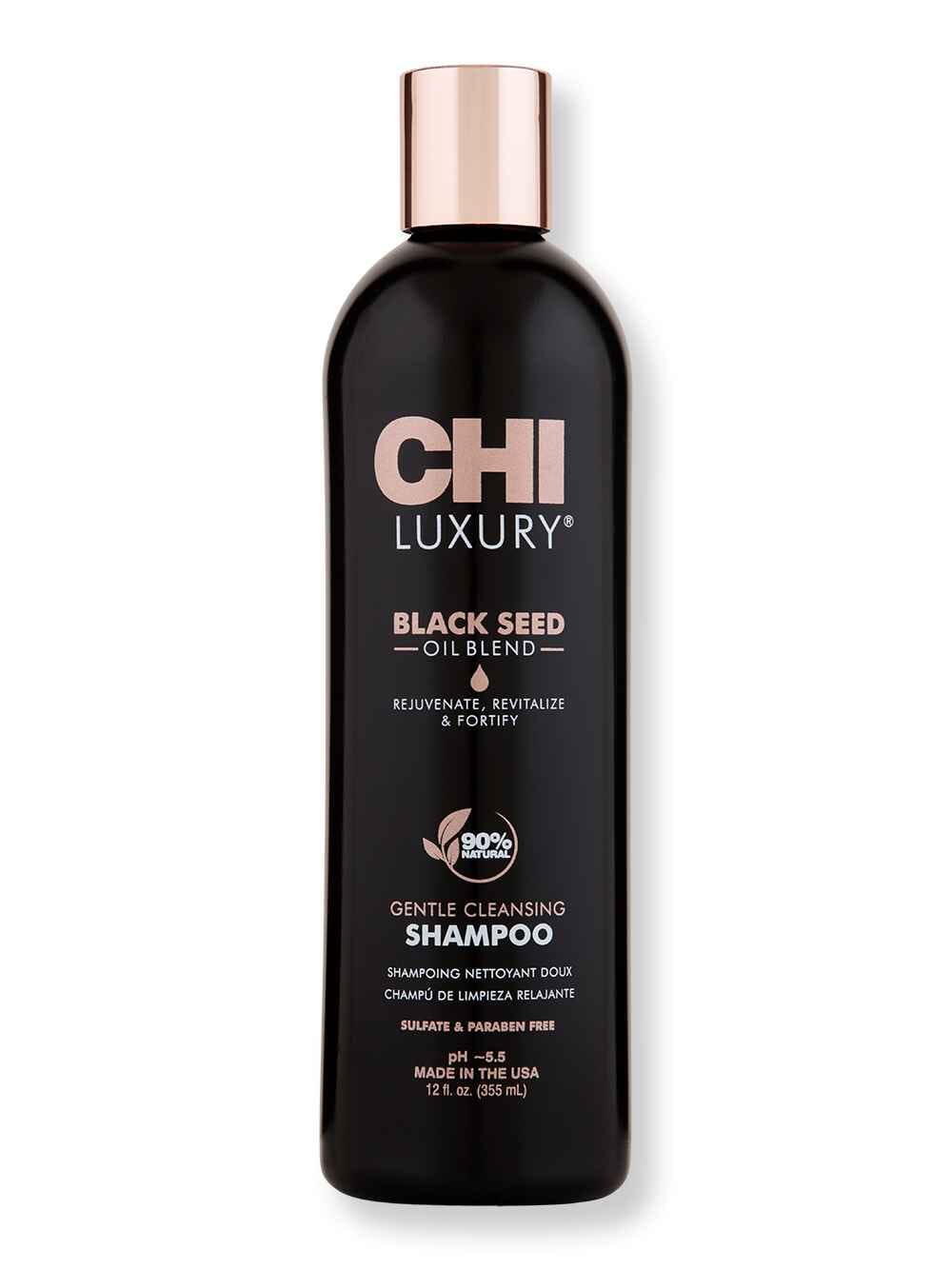 CHI CHI Luxury Black Seed Oil Gentle Cleansing Shampoo 12 oz Shampoos 