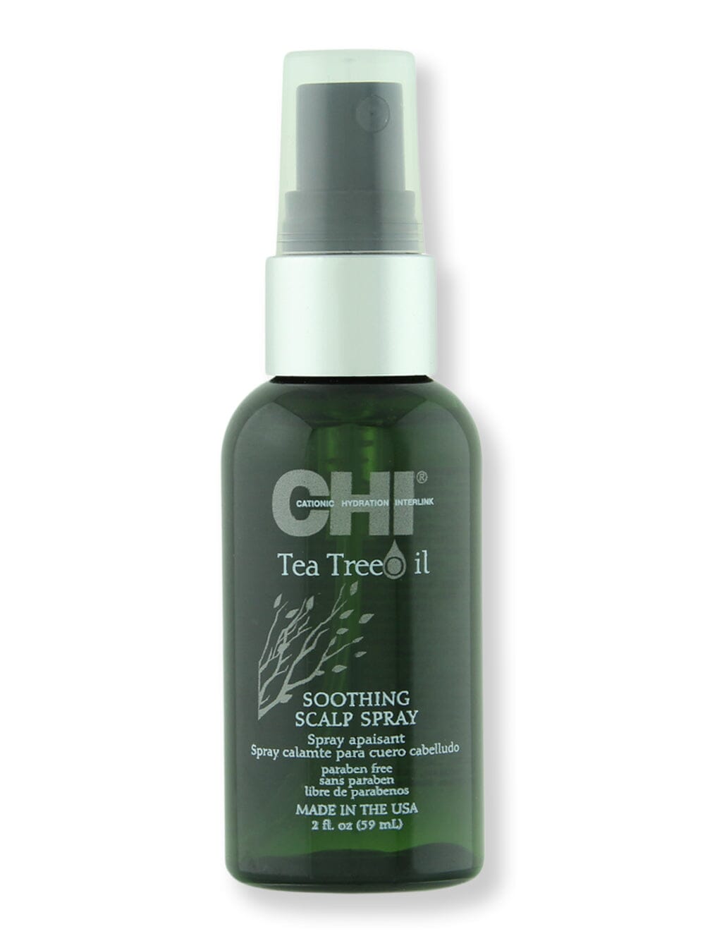 CHI CHI Tea Tree Oil Soothing Scalp Spray 2 fl oz Hair & Scalp Repair 