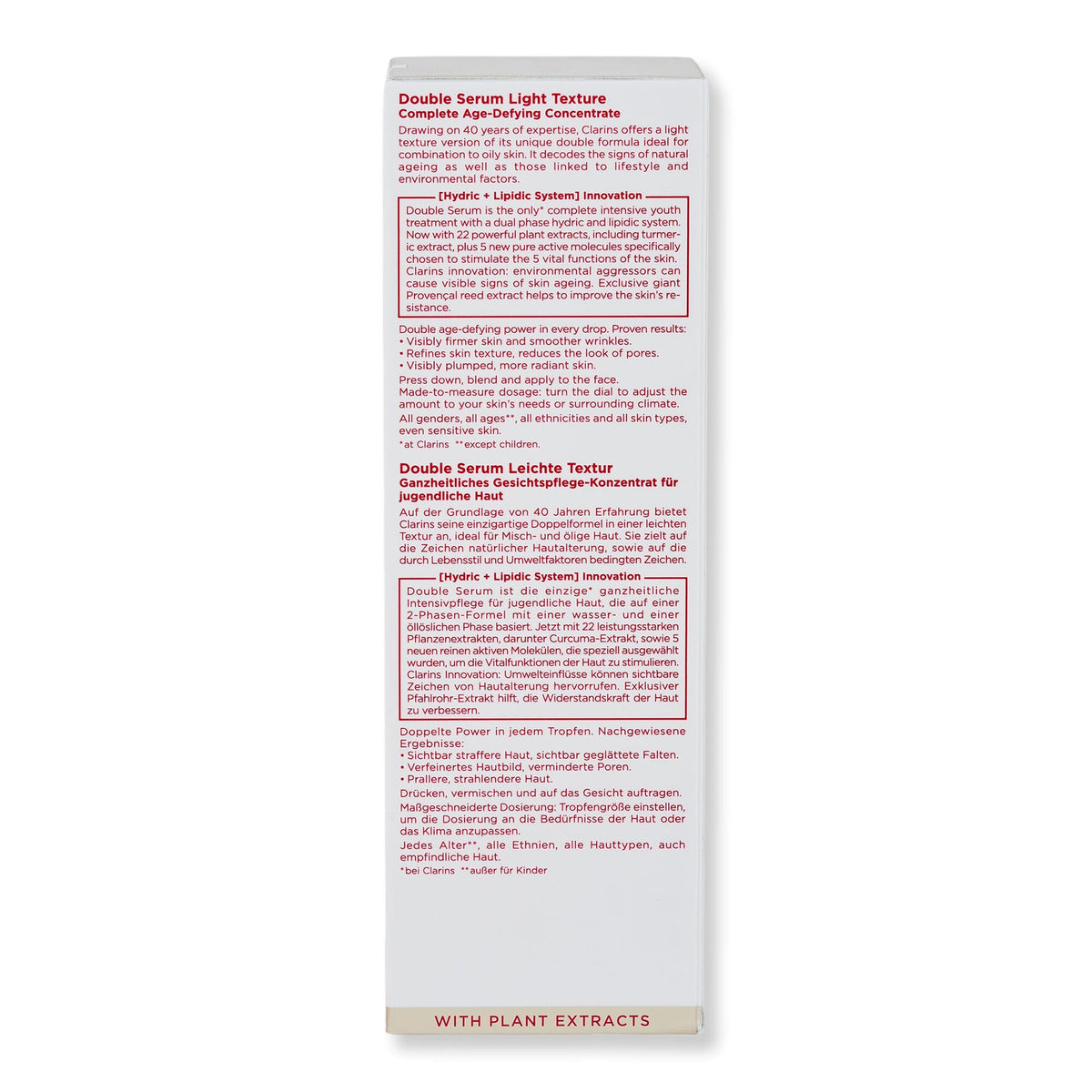Clarins Clarins Double Serum Light Texture Serums 
