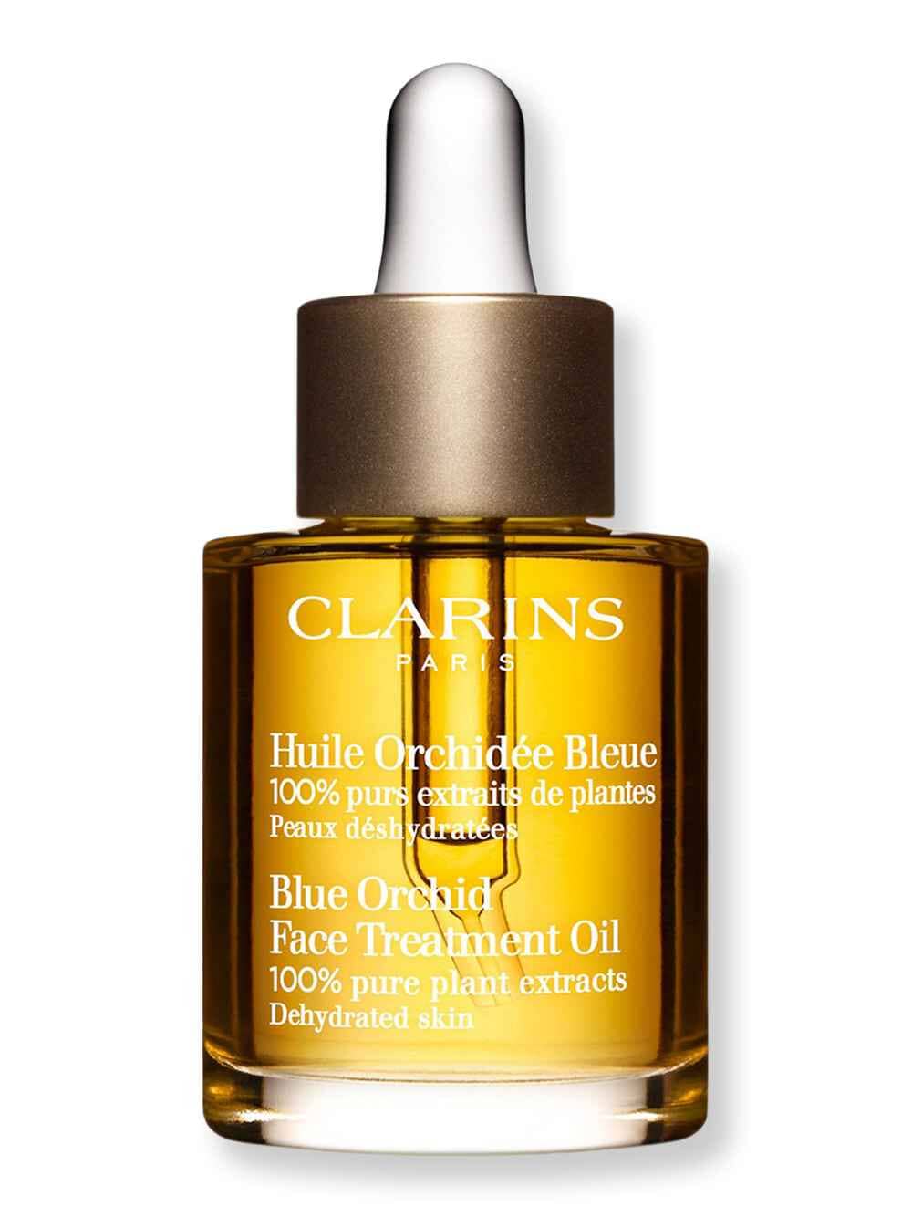 Clarins Clarins Face Treatment Oil Blue Orchid Dehydrated Skin 1 oz 30 ml Face Moisturizers 