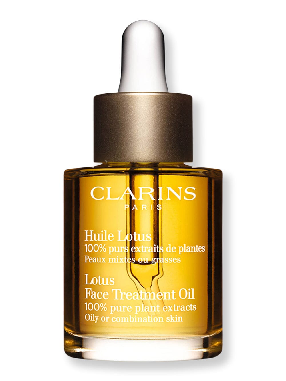 Clarins Clarins Face Treatment Oil Lotus Oily or Combination Skin 1 oz 30 ml Face Moisturizers 