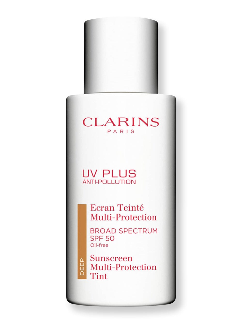 Clarins Clarins UV Plus Anti-Pollution Tinted Sunscreen SPF 50 Face Sunscreens 1.7 oz / 50 ml Deep 