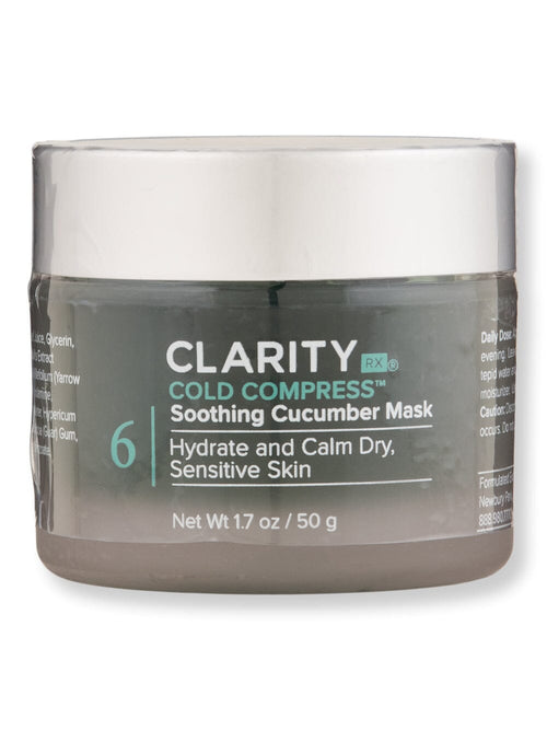 ClarityRx ClarityRx Cold Compress Soothing Cucumber Mask Face Masks 1.7 oz 