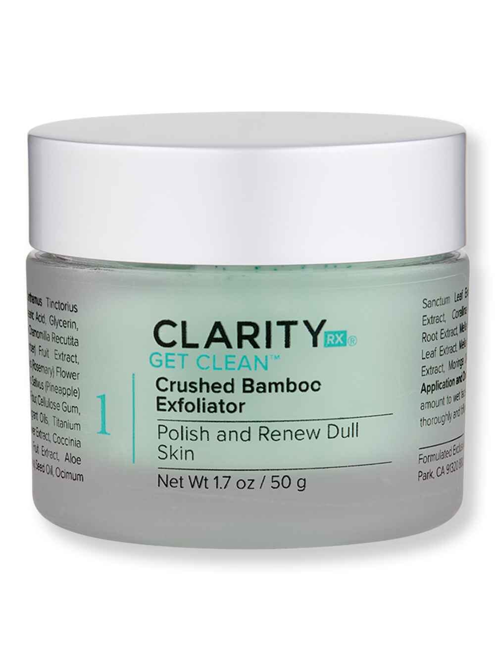 ClarityRx ClarityRx Get Clean Crushed Bamboo Exfoliator 1.7 oz Exfoliators & Peels 