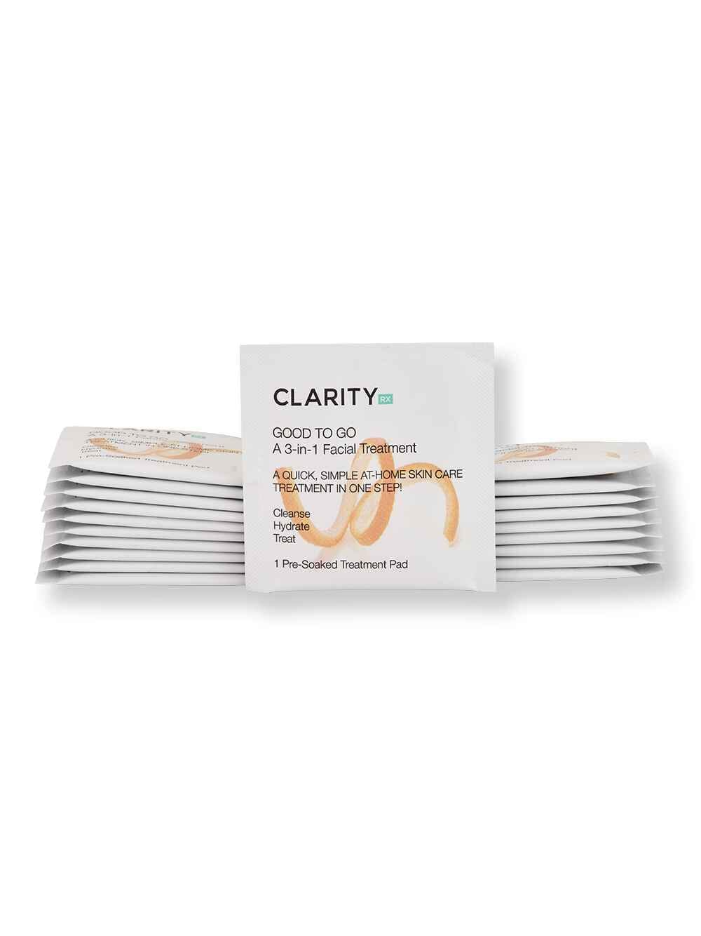 ClarityRx ClarityRx Good To Go 3-in-1 Facial Treatment 20 Ct Makeup Removers 