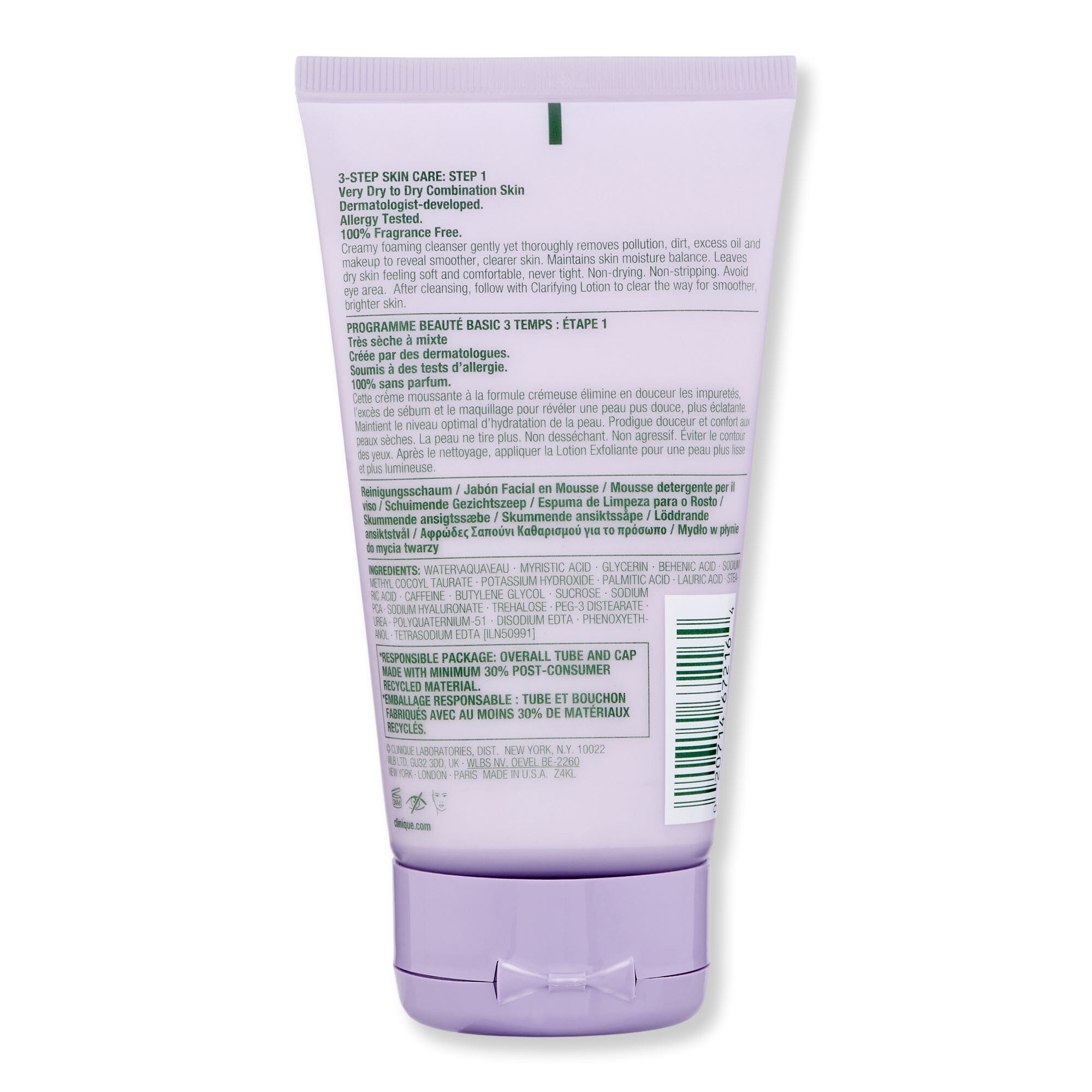 Clinique Clinique All About Clean Foaming Facial Soap 150 ml Face Cleansers 