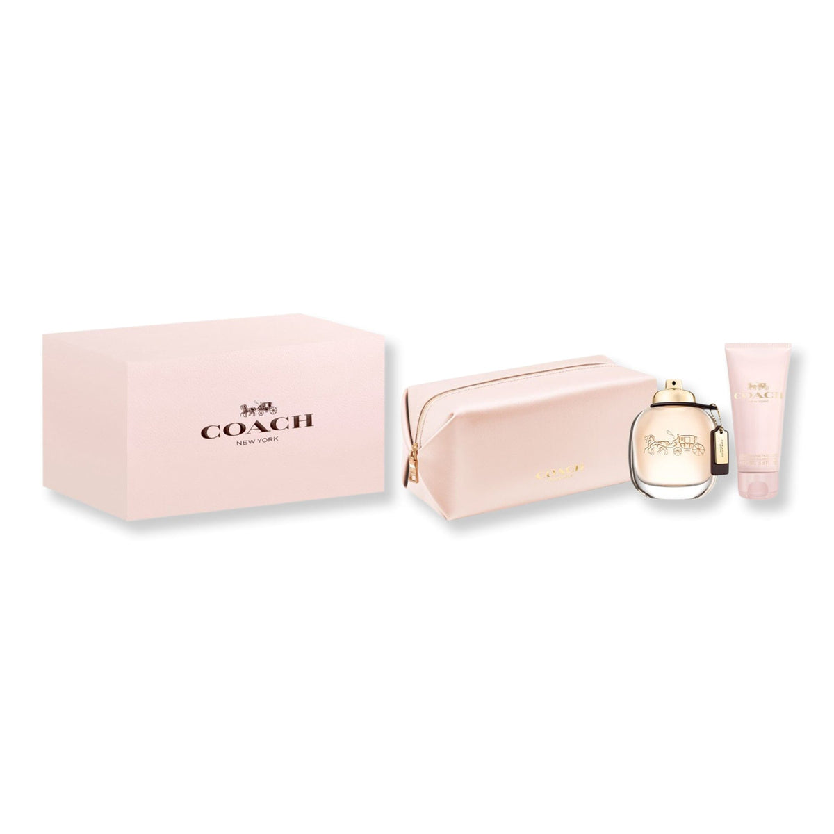 Coach Coach New York 3-Piece Gift Set for Women 3 oz EDP, Body Lotion & Pouch Perfume 
