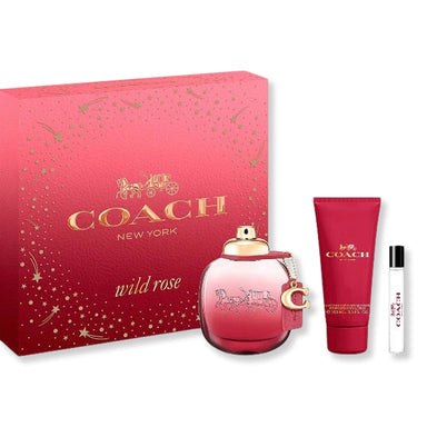Coach Coach Wild Rose 3 Piece Gift Set Perfume 