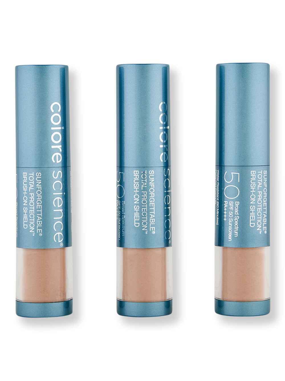 Colorescience Colorescience Sunforgettable Total Protection Brush-On Shield SPF 50 Multipack Deep Body Sunscreens 