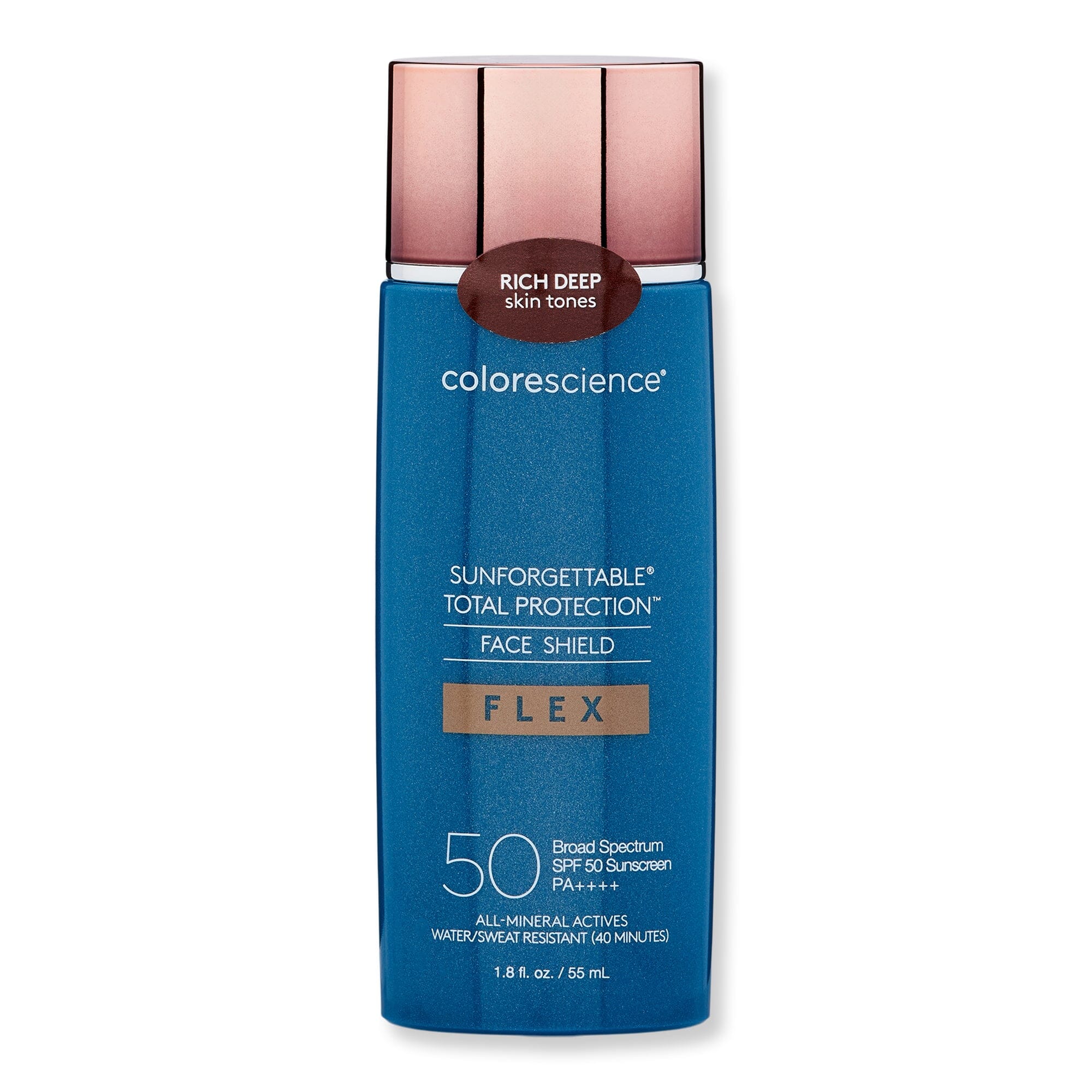Colorescience Colorescience Sunforgettable Total Protection Face Shield Flex SPF 50 1.8 fl oz Rich Deep Face Sunscreens 