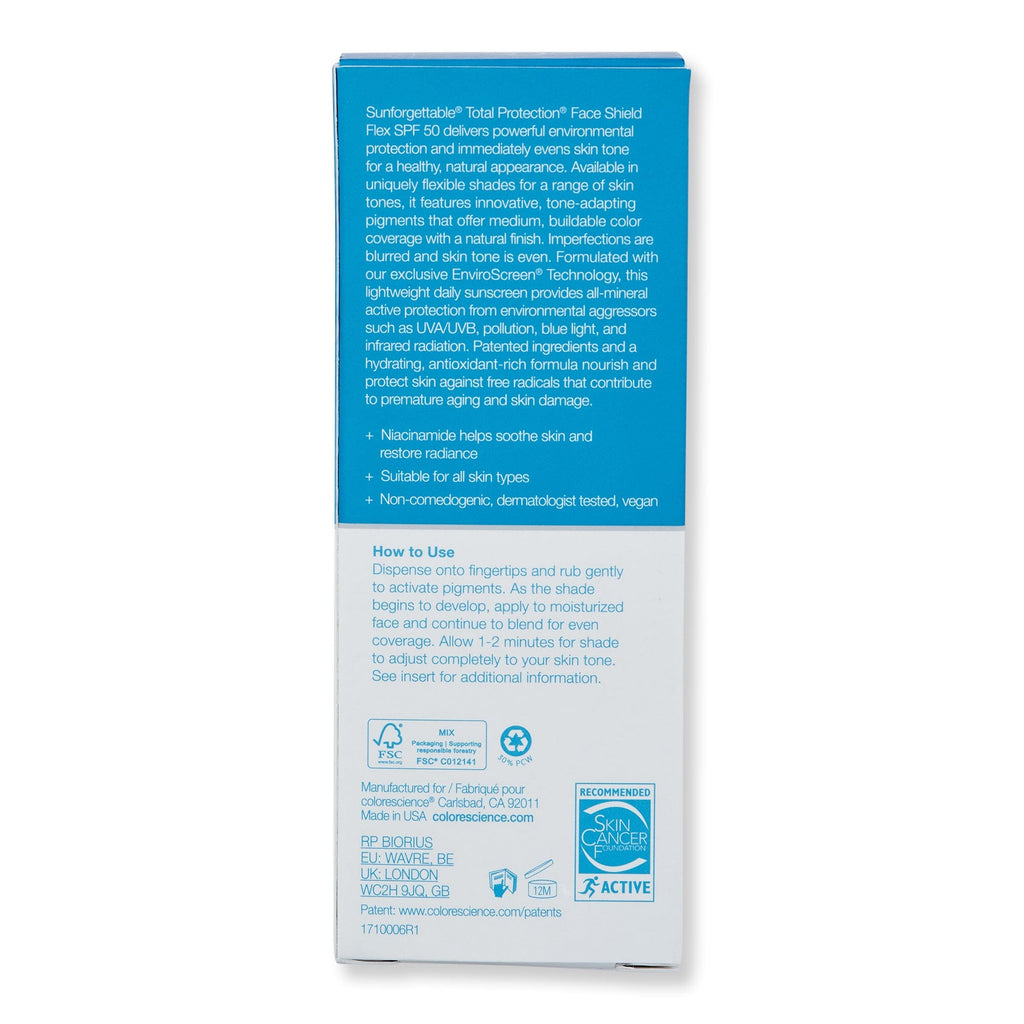 Colorescience Colorescience Sunforgettable Total Protection Face Shield Flex SPF 50 Face Sunscreens 