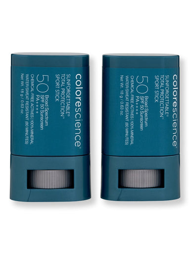 Colorescience Colorescience Sunforgettable Total Protection Sport Stick SPF 50 Twin Pack Face Sunscreens 