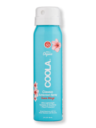Coola Coola Classic Body Organic Sunscreen Spray SPF 50 Guava Mango Body Sunscreens 2 oz 