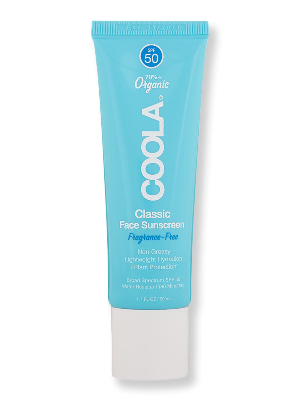 Coola Coola Classic Face Organic Sunscreen SPF 50 Fragrance Free Face Sunscreens 1.7 oz 
