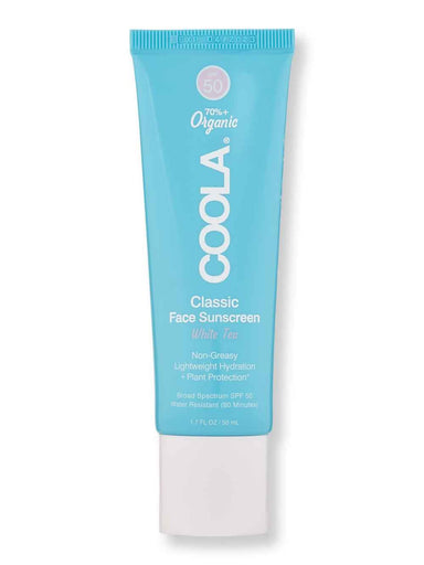 Coola Coola Classic Face Organic Sunscreen SPF 50 White Tea 1.7 oz Face Sunscreens 