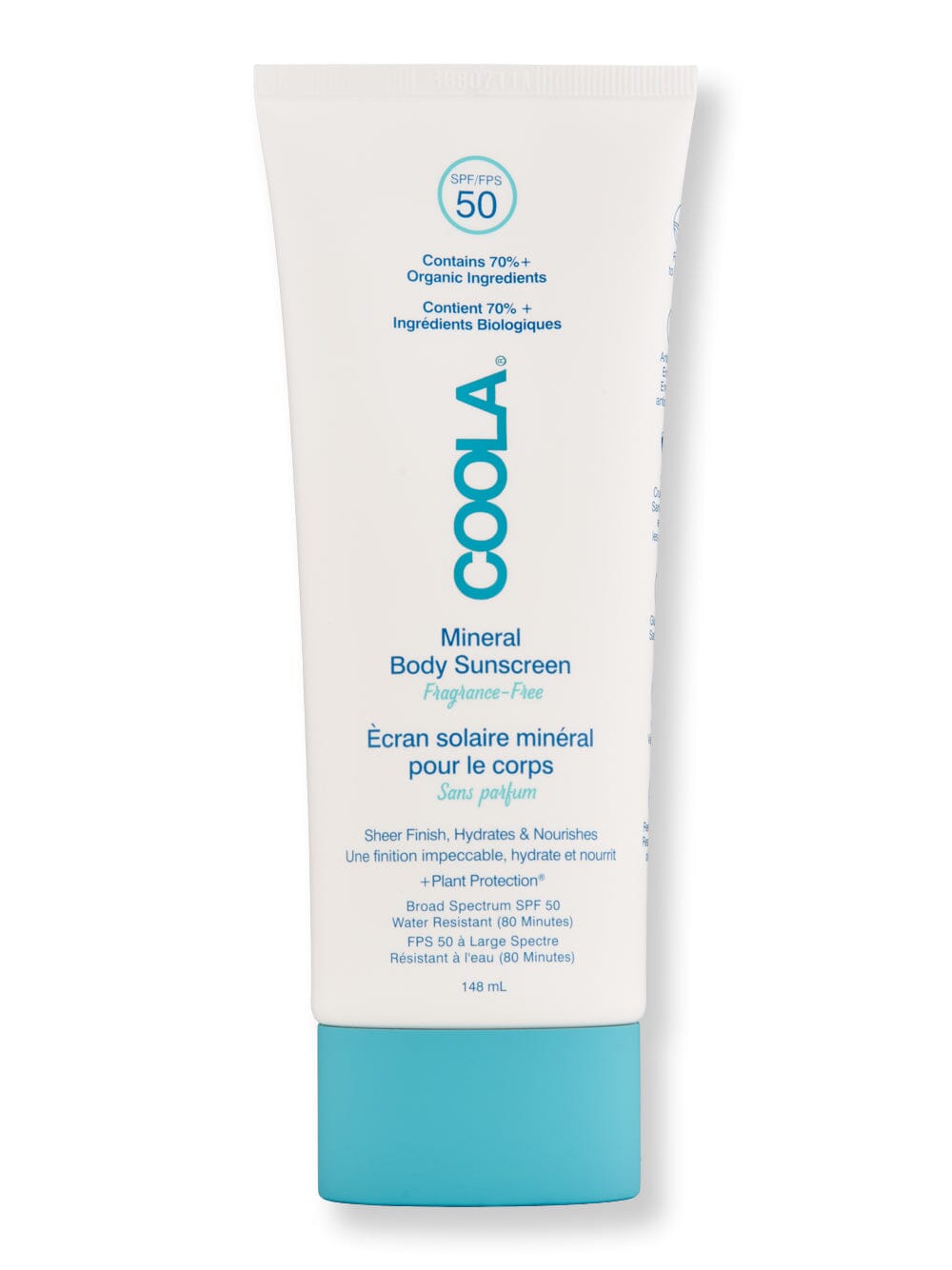 Coola Coola Mineral Body Organic Sunscreen Lotion SPF 50 Fragrance-Free Body Sunscreens 5 oz 