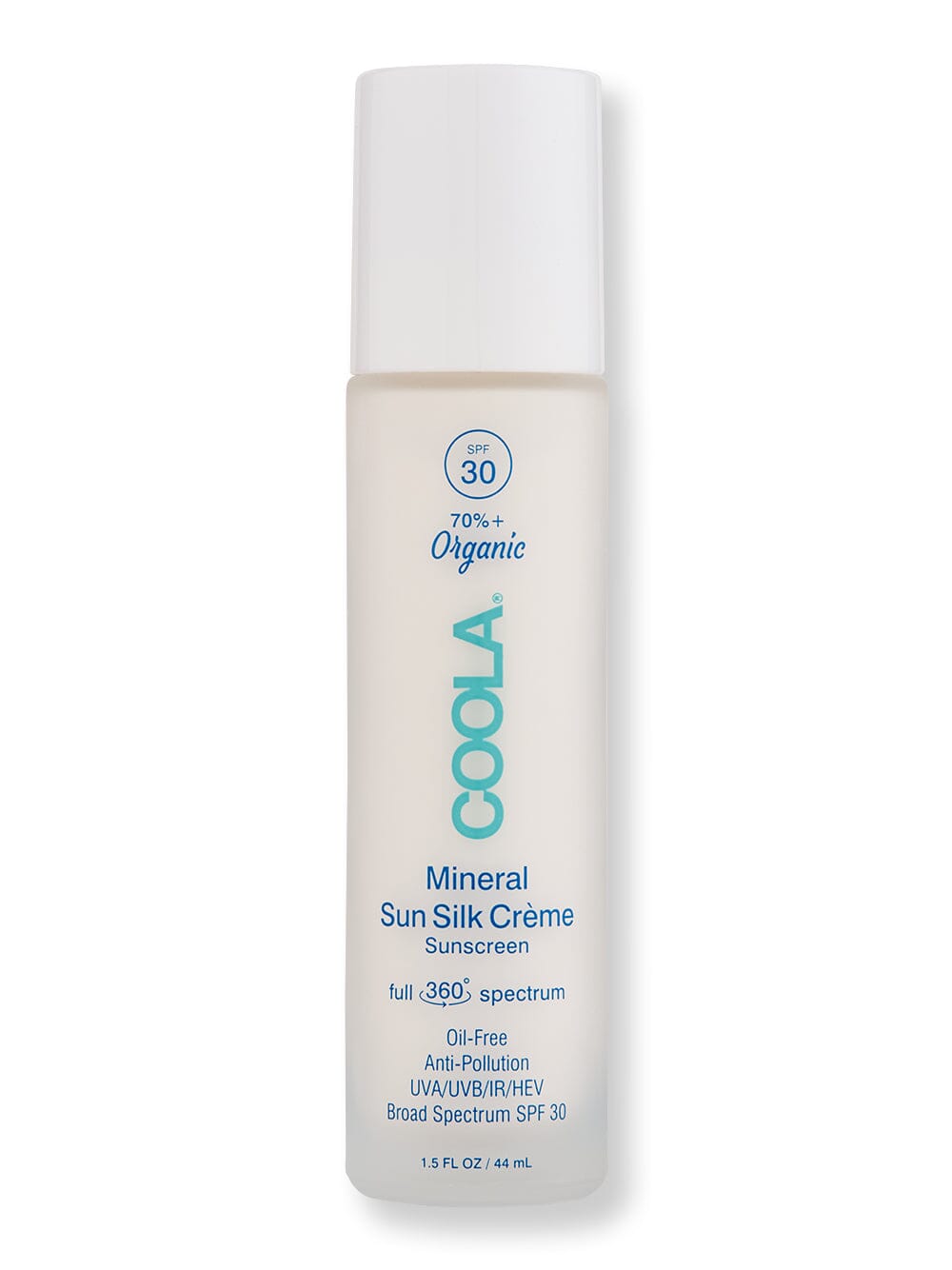 Coola Coola Mineral Sun Silk Creme Organic Sunscreen SPF 30 Face Sunscreens 1.5 oz 