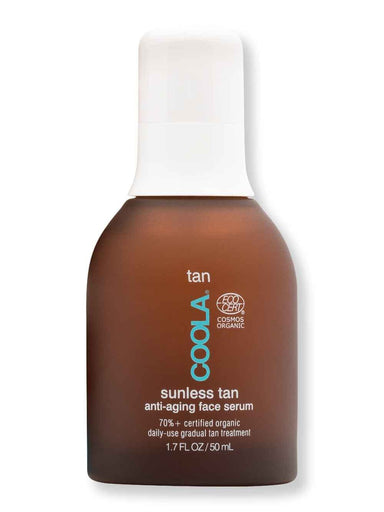 Coola Coola Organic Sunless Tan Anti-Aging Face Serum 1.7 oz Self-Tanning & Bronzing 