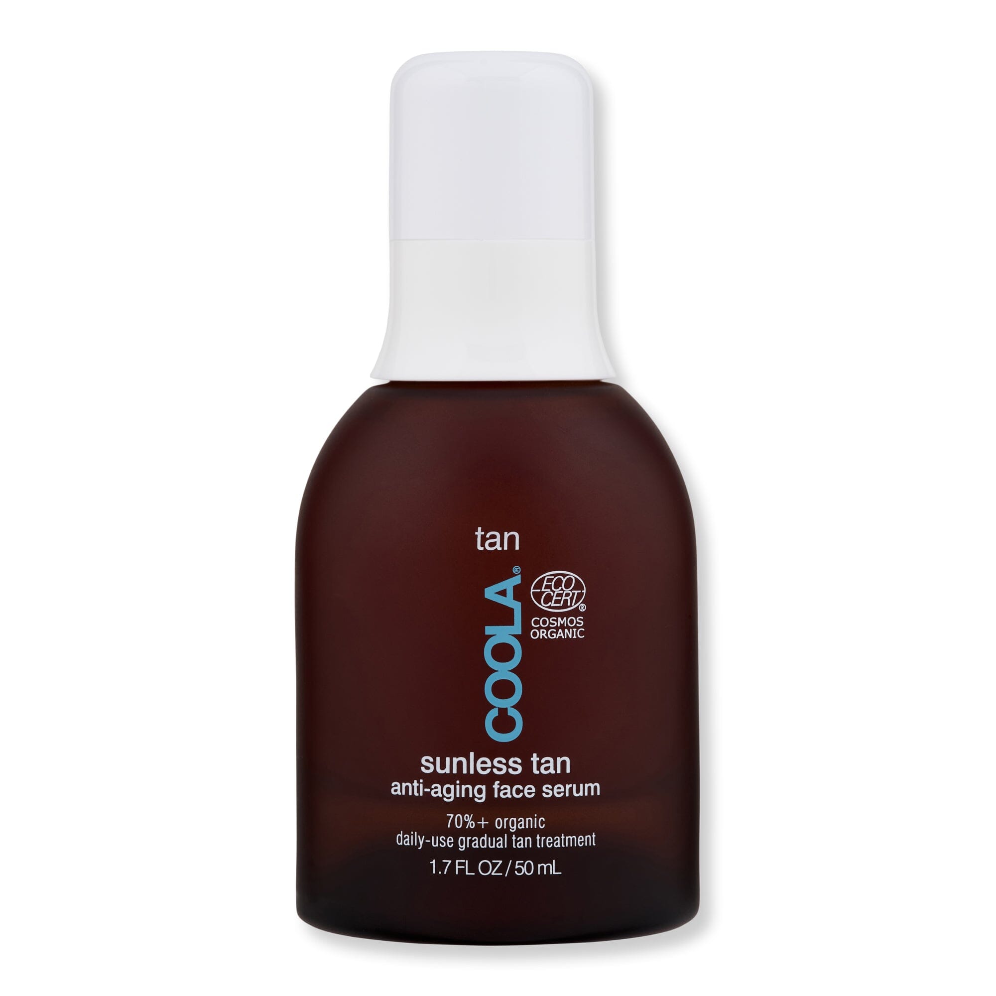 Coola Coola Organic Sunless Tan Anti-Aging Face Serum Self-Tanning & Bronzing 1.7 oz 