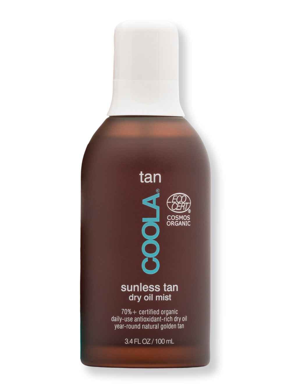 Coola Coola Organic Sunless Tan Dry Oil Mist 3.4 oz Self-Tanning & Bronzing 