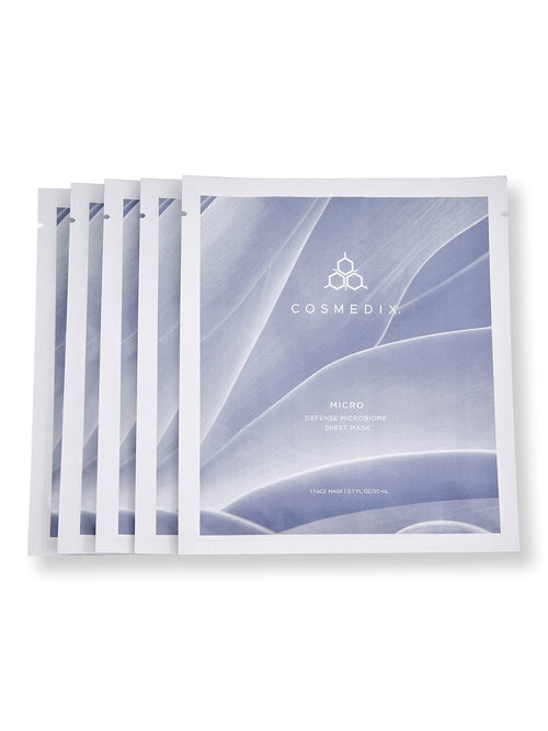 Cosmedix Cosmedix Micro Defense Microbiome Sheet Mask Face Masks 0.7 oz 5 Ct 