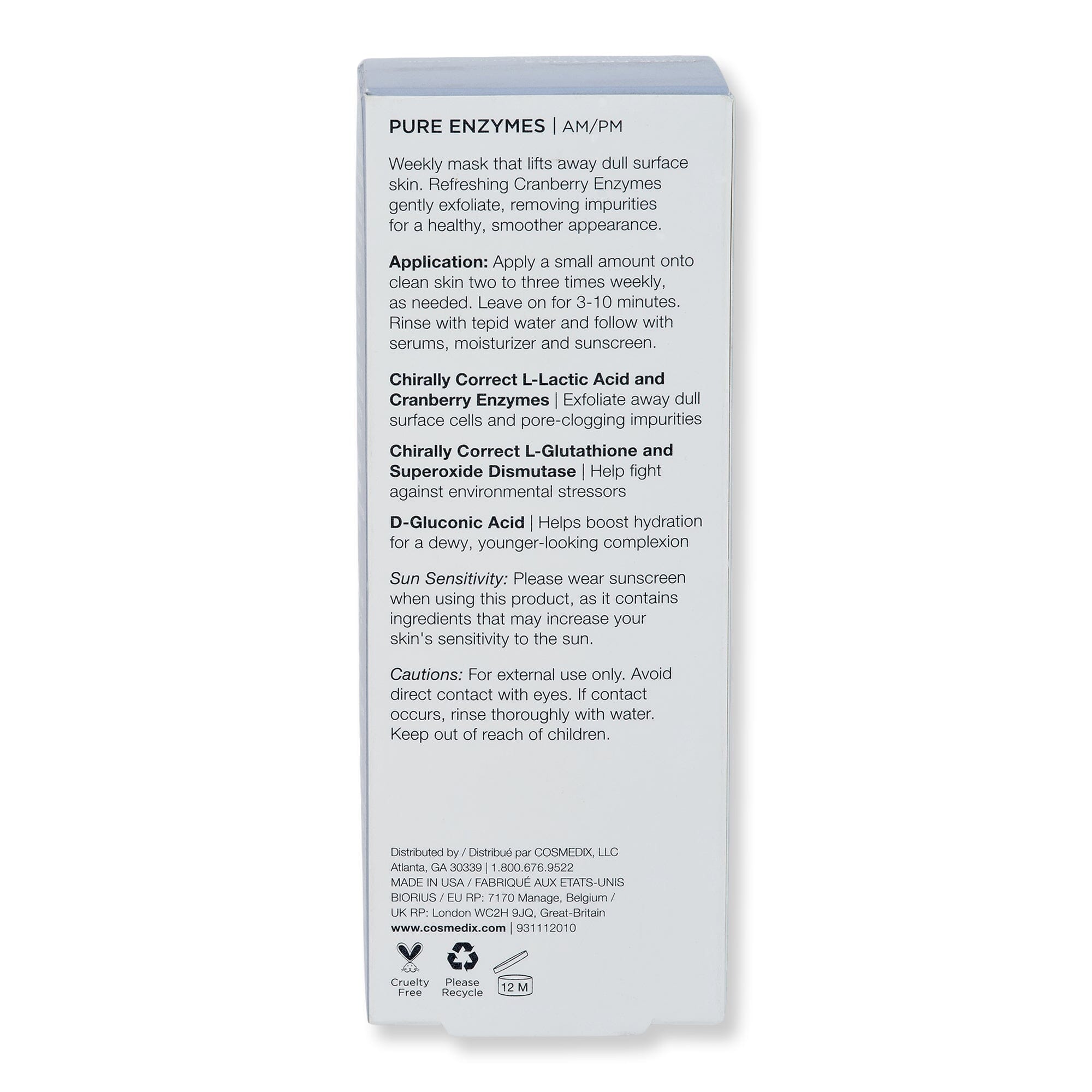 Cosmedix Cosmedix Pure Enzymes Face Masks 