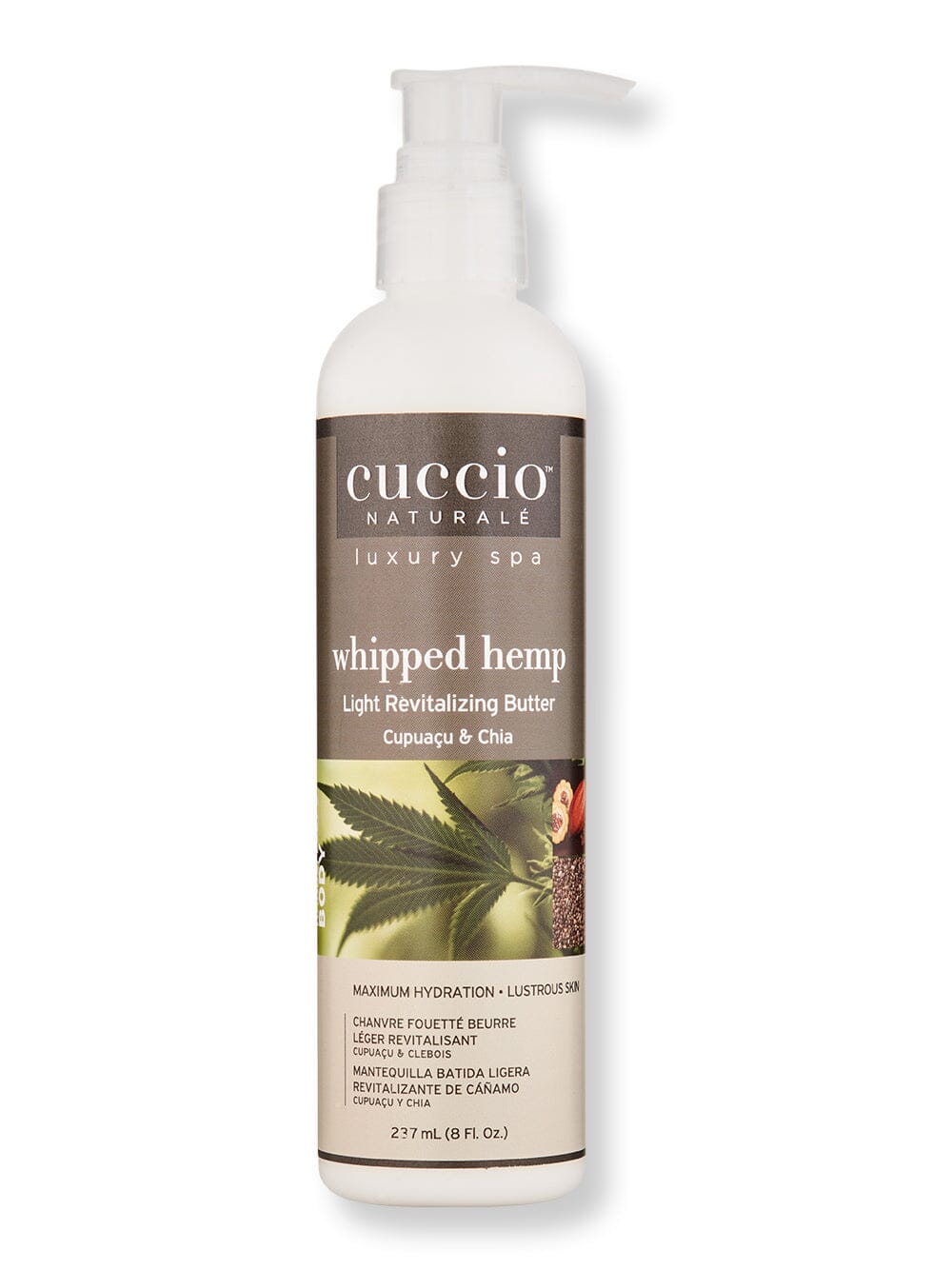 Cuccio Cuccio Whipped Hemp Light Revitalizing Butter Body Lotions & Oils 8 oz 