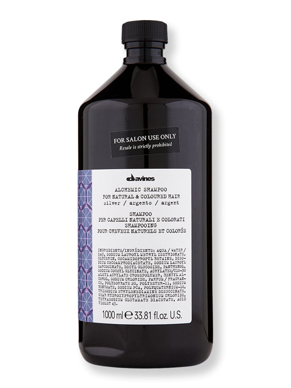 Davines Davines Alchemic Shampoo Silver Shampoos 1000 ml 