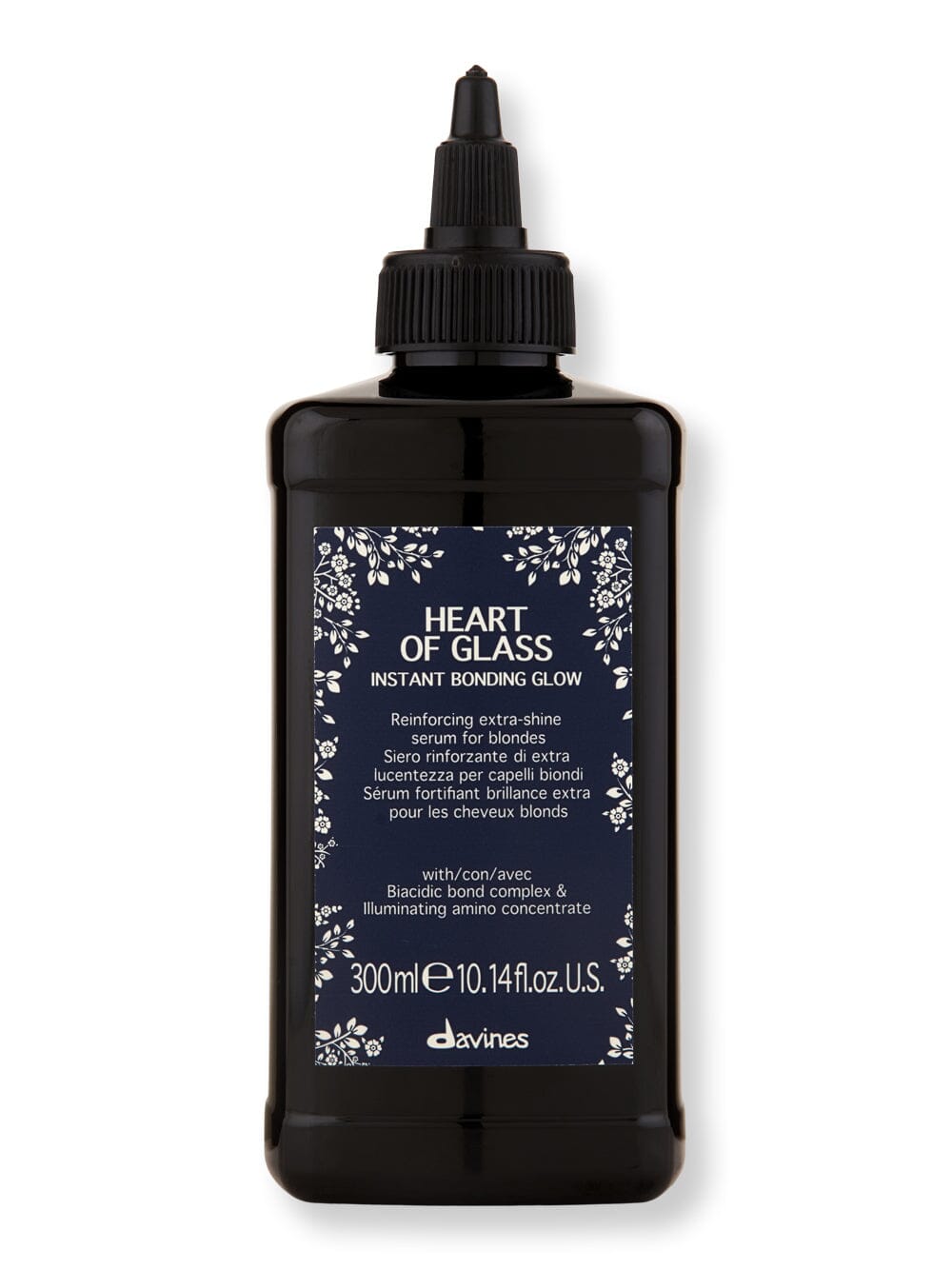 Davines Davines Heart Of Glass Instant Bonding Glow Hair Shine Serum 300 ml Hair & Scalp Repair 