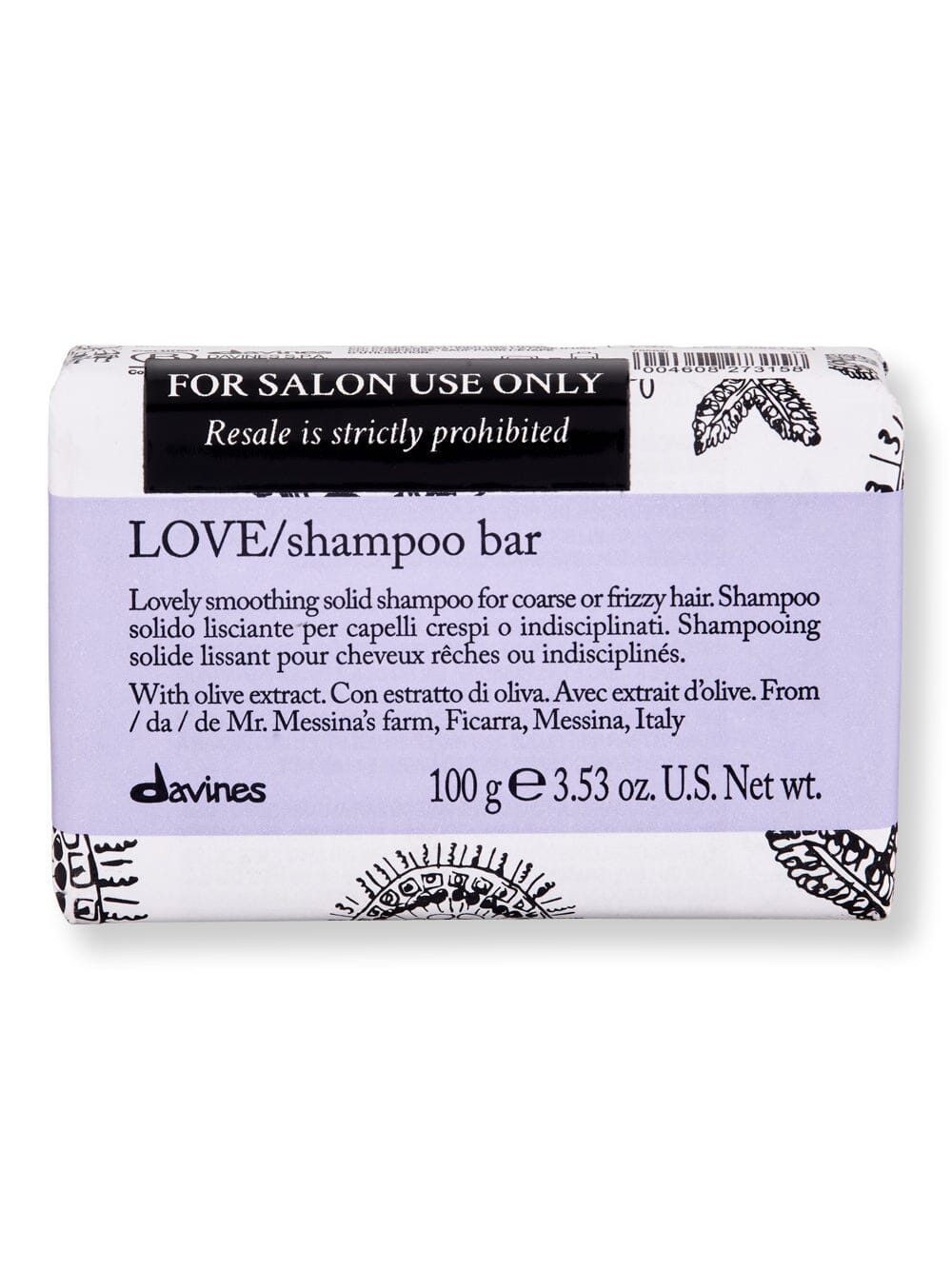 Davines Davines Love Shampoo Bar Shampoos 100 gr 