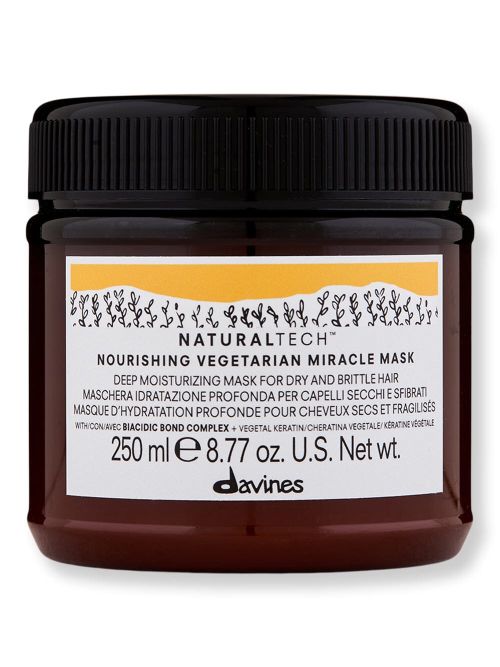 Davines Davines Naturaltech Nourishing Vegetarian Miracle Mask 250 ml Hair Masques 