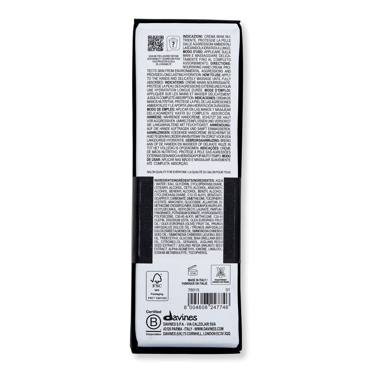 Davines Davines OI Hand Balm Hand Creams & Lotions 