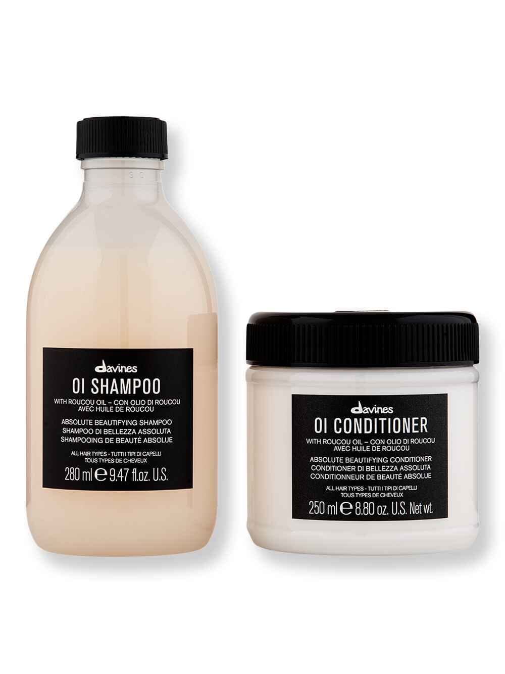 Davines Davines OI Shampoo 280 ml & Conditioner 250 ml Hair Care Value Sets 