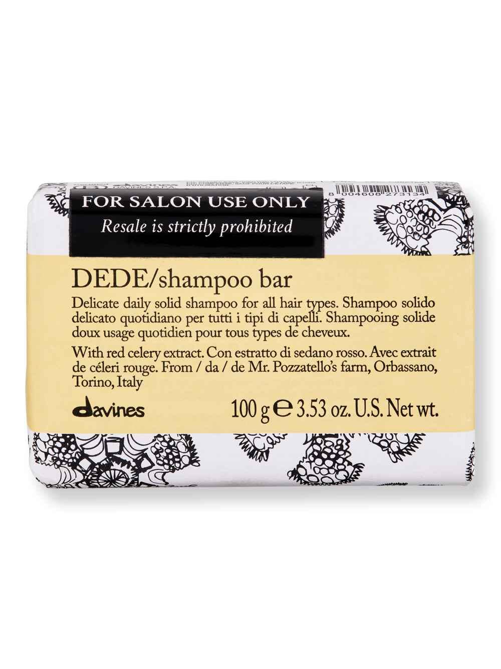 Davines Davines Shampoo Bar Dede 100 gr Shampoos 