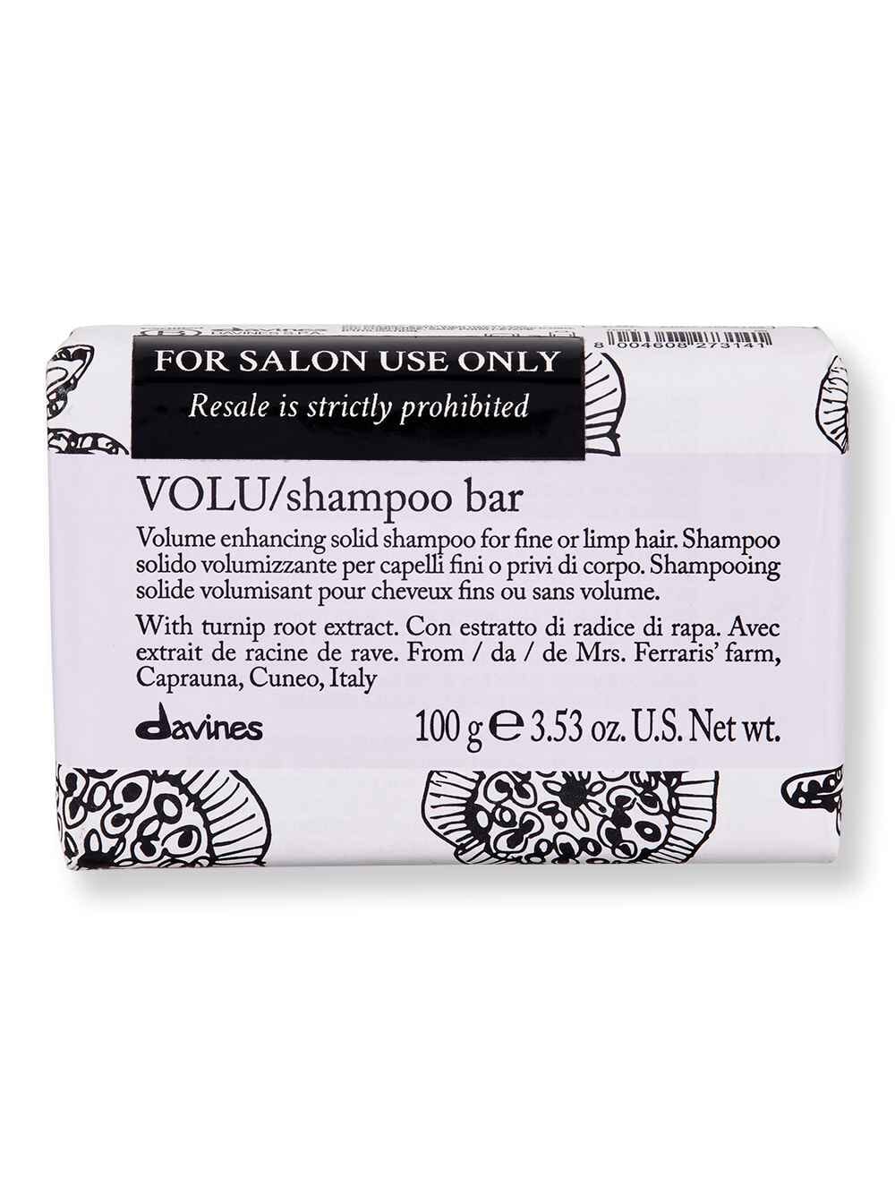 Davines Davines Shampoo Bar Volu 100 gr Shampoos 