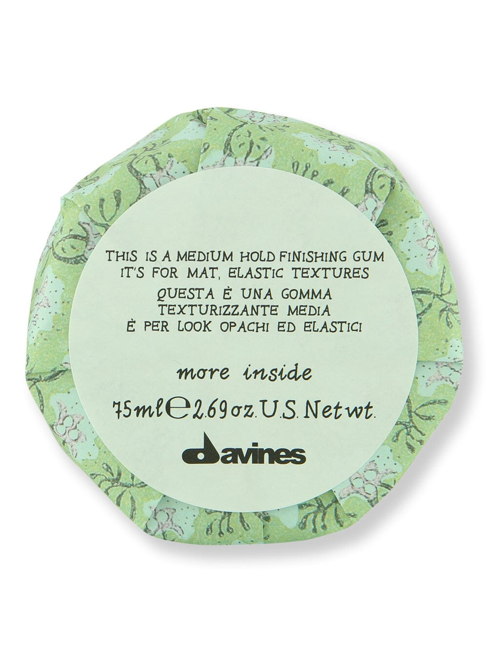 Davines Davines This Is A Medium Hold Finishing Gum 75 ml Styling Treatments 