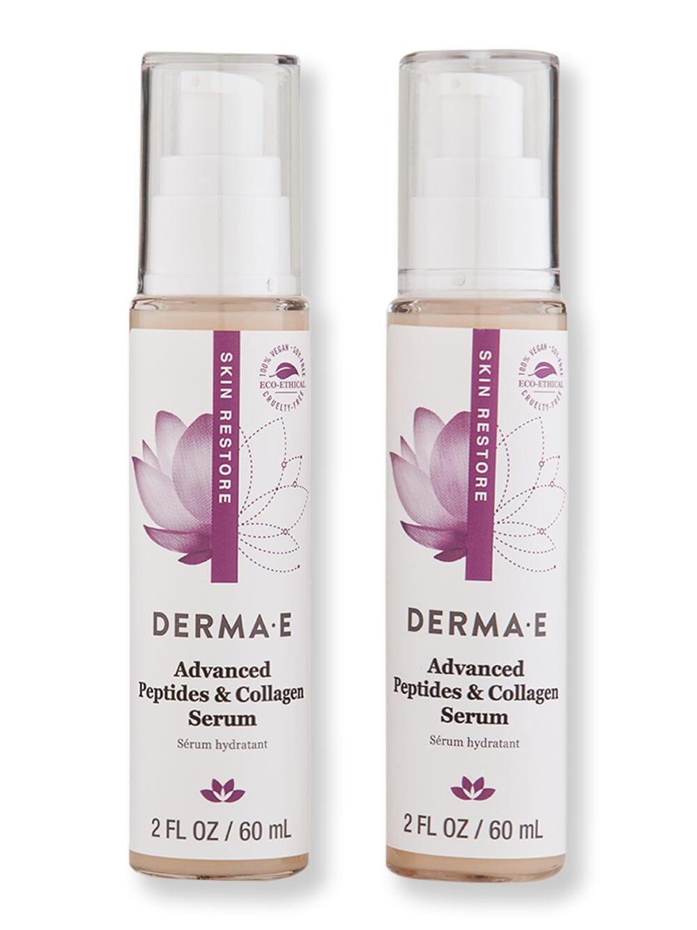 Derma E Derma E Advanced Peptides and Collagen Serum 2 Ct 2 oz Serums 