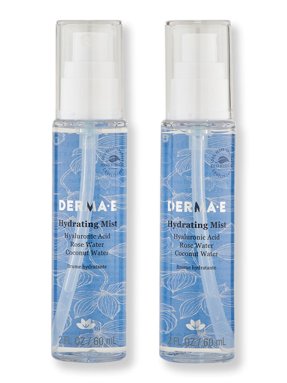 Derma E Derma E Hydrating Mist 2 Ct 2 fl oz Face Moisturizers 