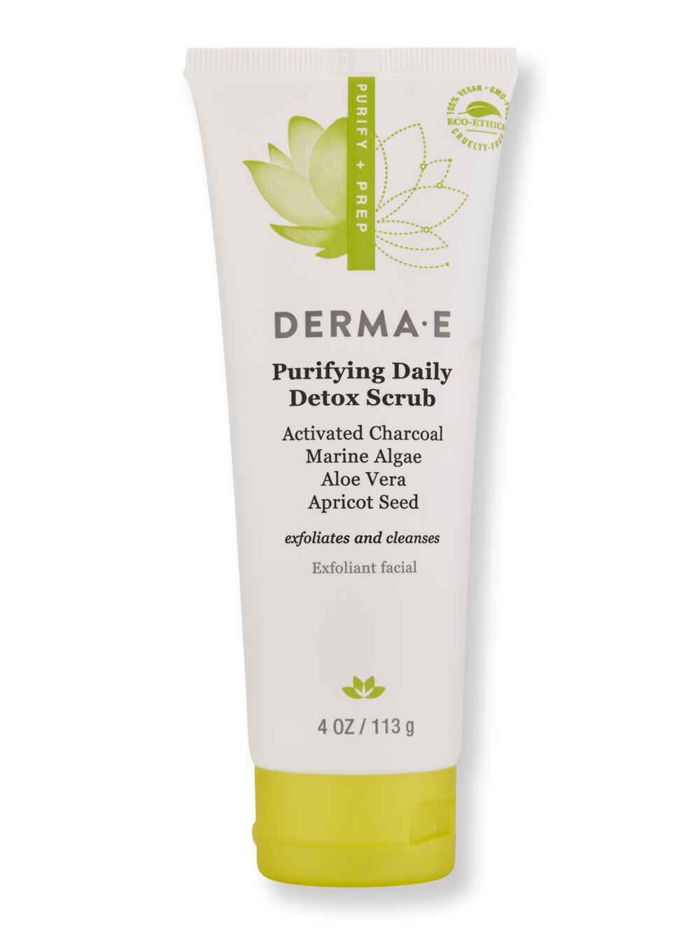 Derma E Derma E Purifying Daily Detox Scrub 4 oz 113 g Exfoliators & Peels 