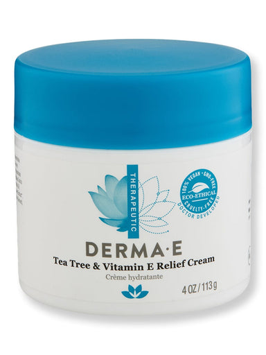 Derma E Derma E Tea Tree & Vitamin E Relief Cream Body Treatments 4 oz / 113 g 