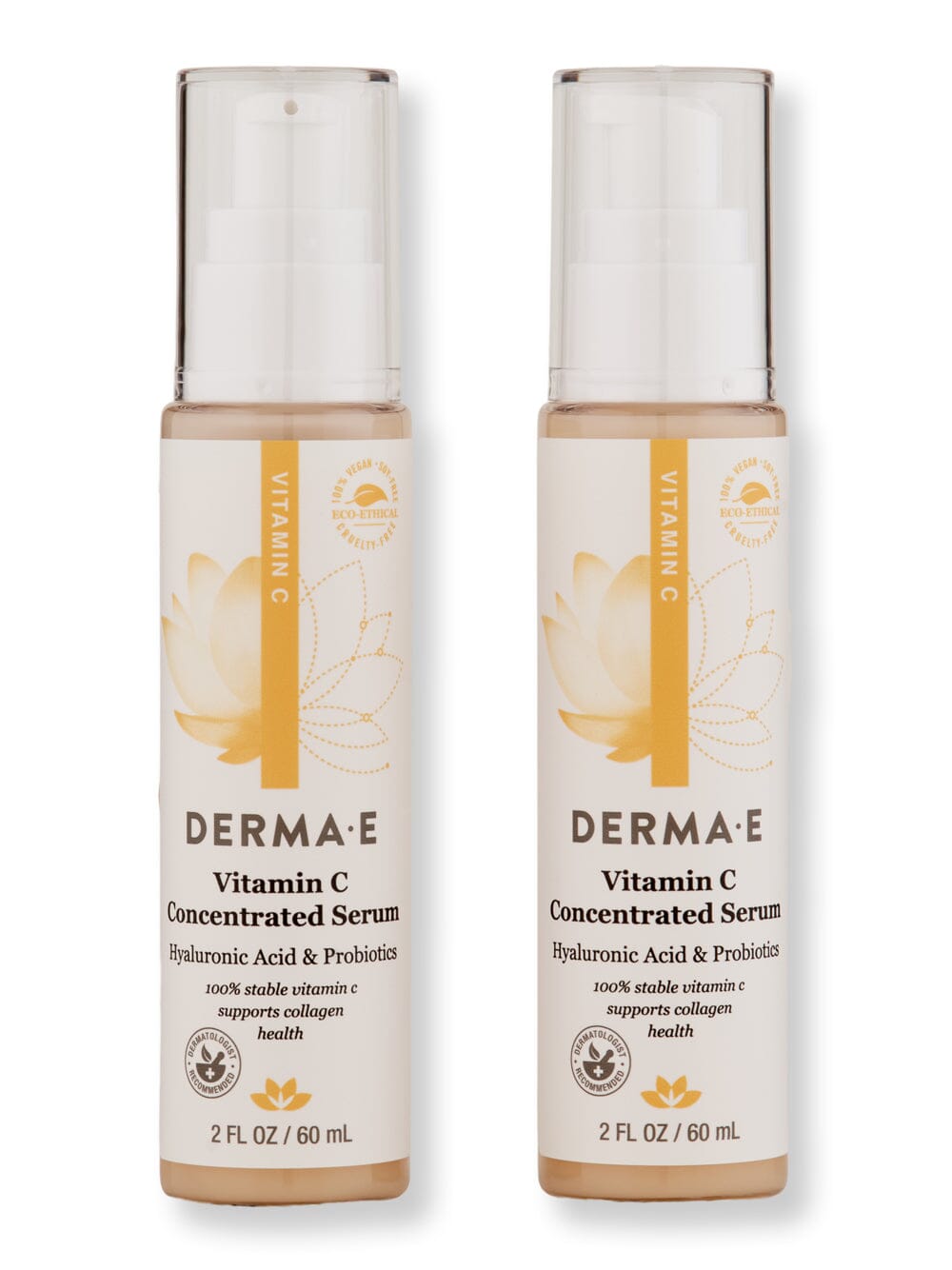 Derma E Derma E Vitamin C Concentrated Serum 2 Ct 2 oz Serums 