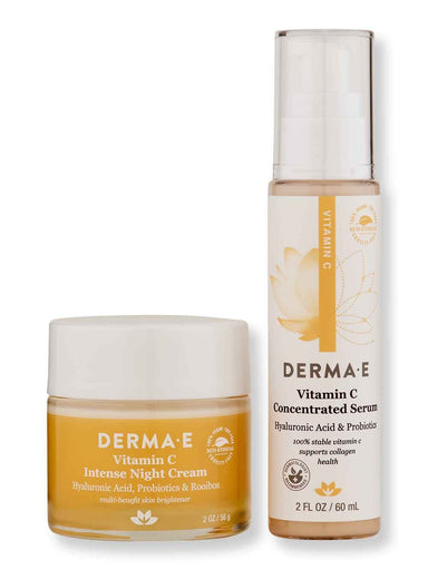 Derma E Derma E Vitamin C Intense Night Cream 2 oz & Concentrated Serum 2 oz Skin Care Kits 
