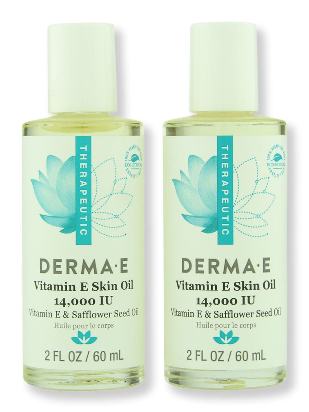 Derma E Derma E Vitamin E Skin Oil 14000 IU 2 Ct 2 oz Skin Care Treatments 